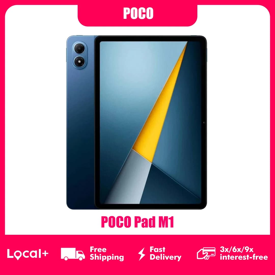 POCO Pad M1 8GB 256GB Tablet 12,1 cala 2,5K 120Hz Snapdragon 7s Gen 1 2000mAh Do 27W Odpowiednie ładowanie