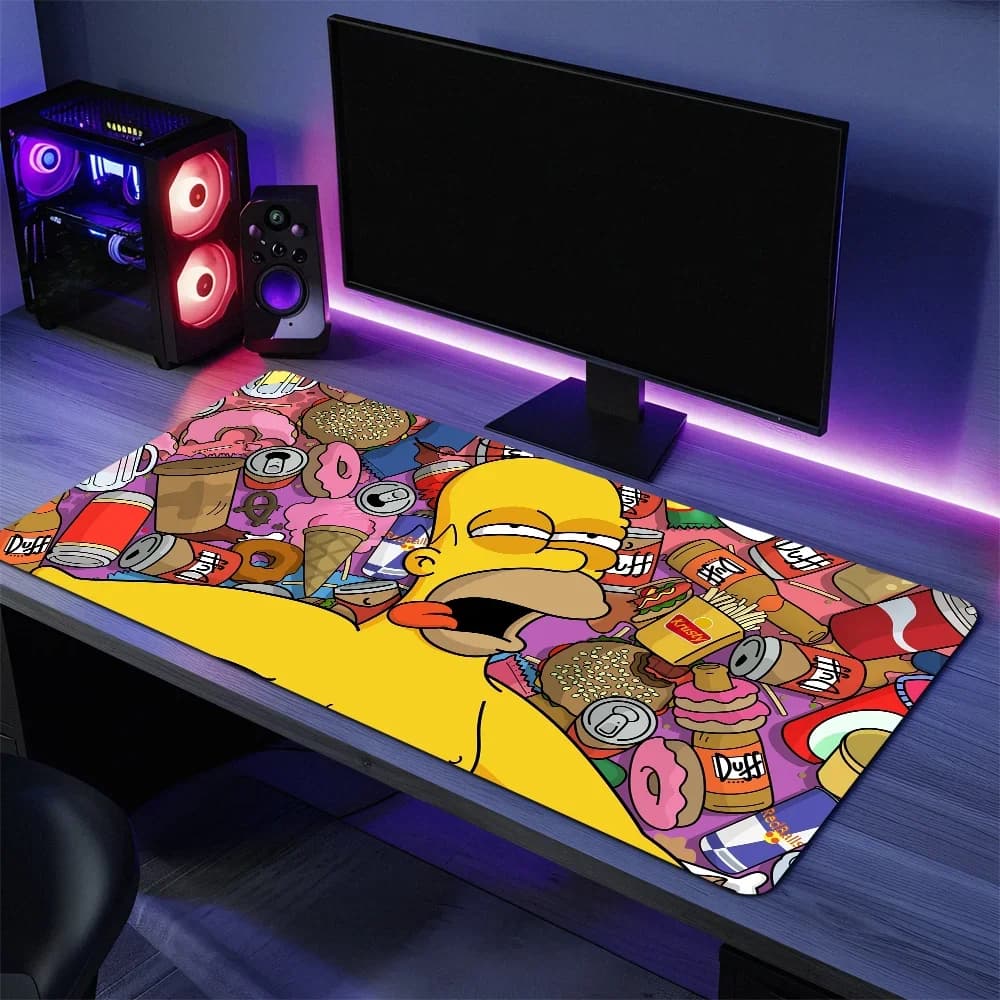 Podkładka pod mysz i klawiaturę XXL – motyw Simpsons „Cool S”, antypoślizgowa