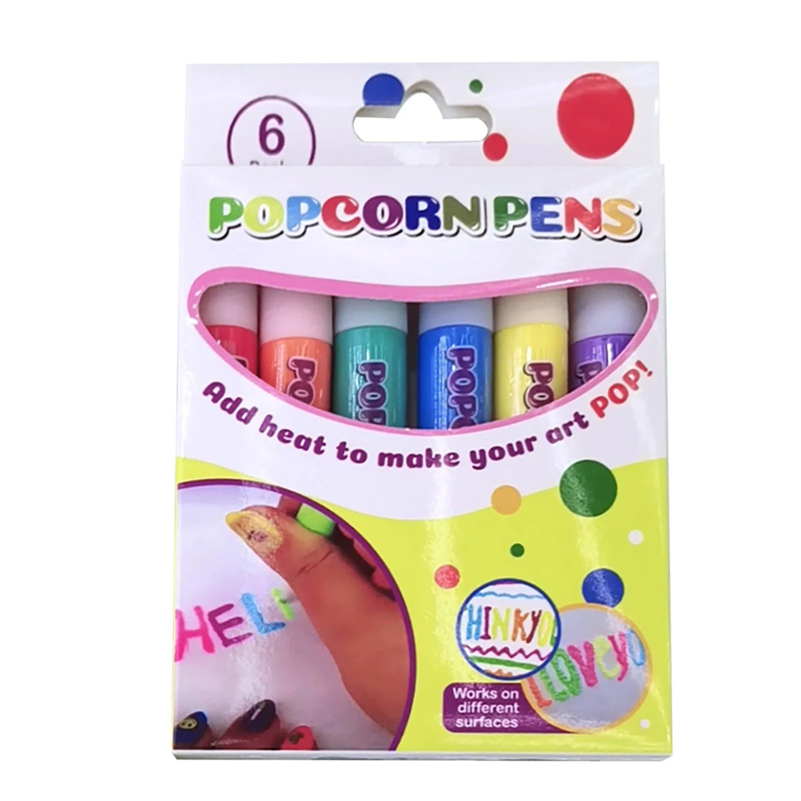 Magiczny długopis Bubble Pop 3D – 6 kolorów do malowania dla dzieci