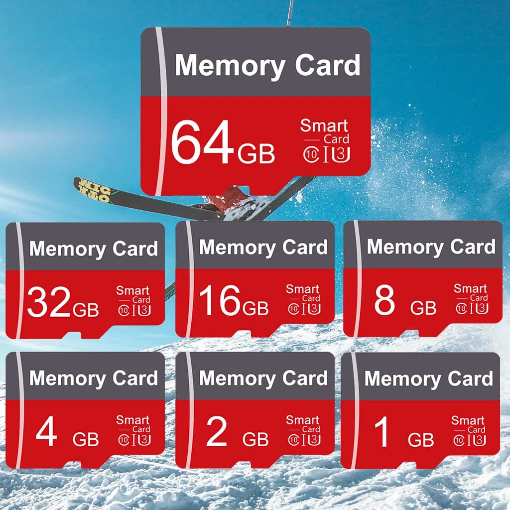 Szybka karta pamięci microSD 128GB Klasa 10 — do smartfona, wiele pojemności
