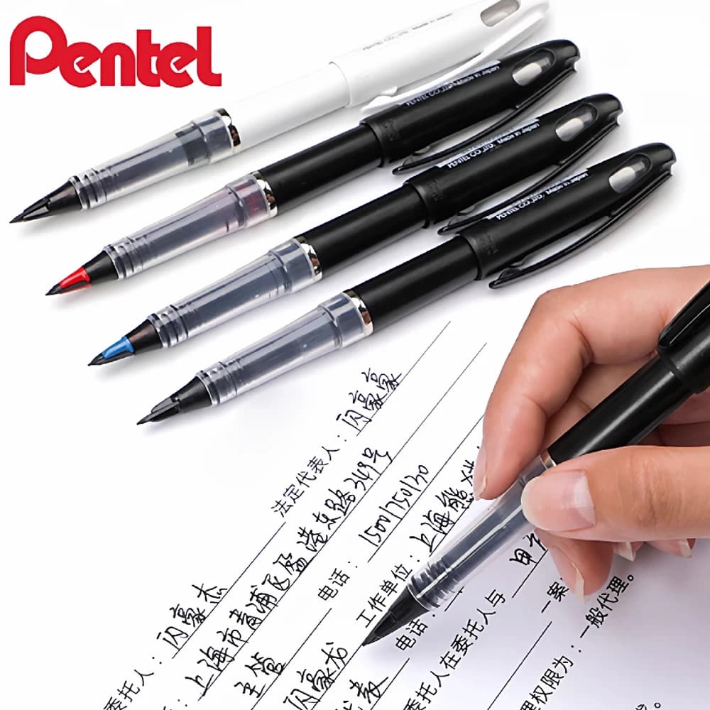 Długopis żelowy Pentel Signature Trj50 – wymienny wkład, końcówka kaczki