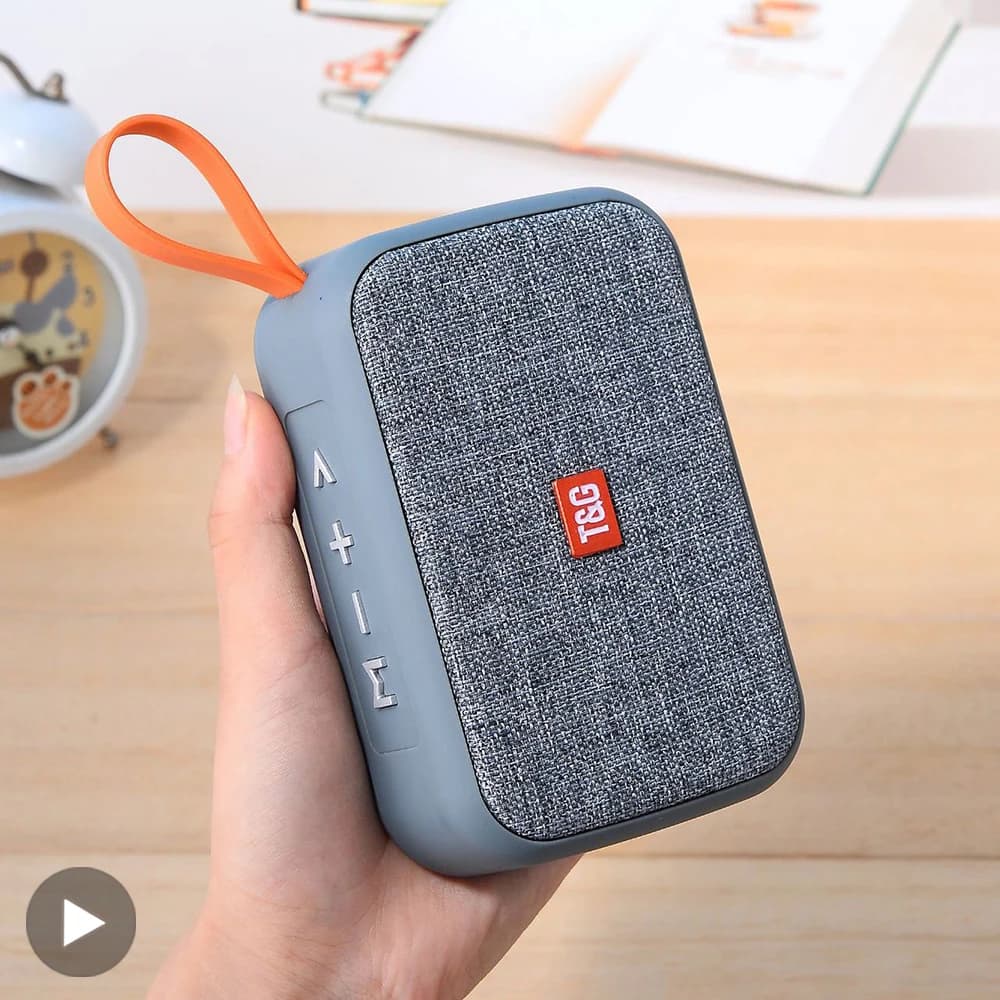 Mini głośnik Bluetooth z subwooferem – radio FM, wejście AUX, odtwarzacz MP3