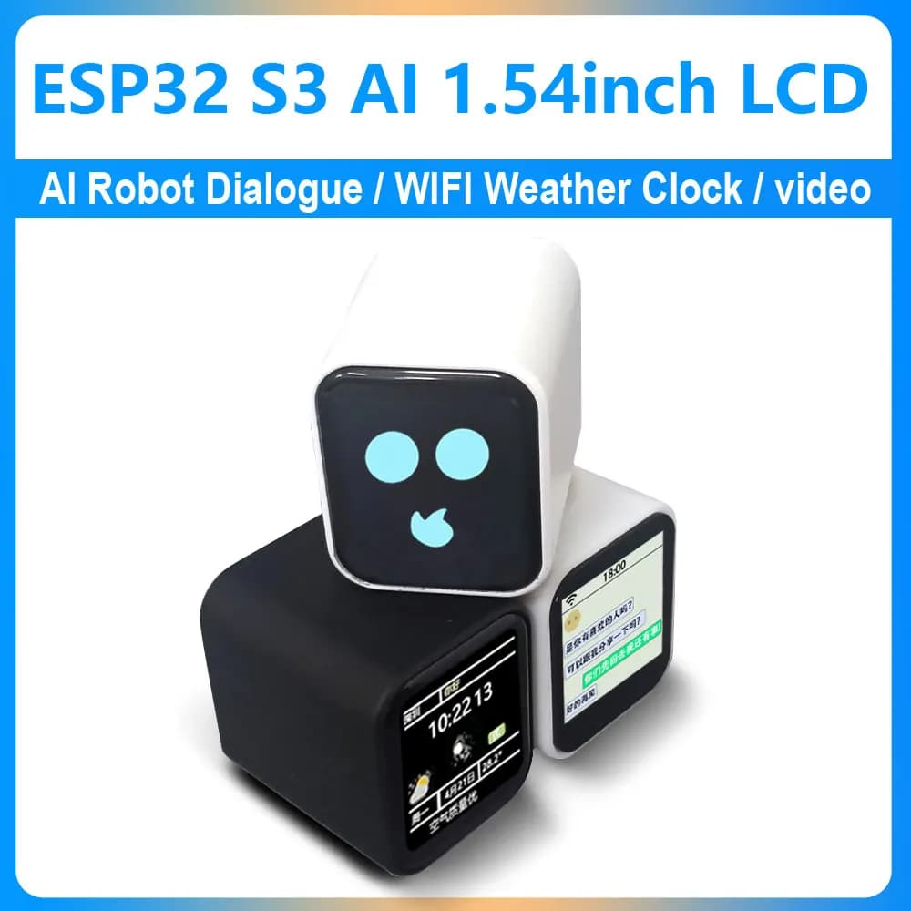 ESP32-S3 AI Chat Box — płytka rozwojowa z ekranem LCD 1,54" i interkomem głosowym