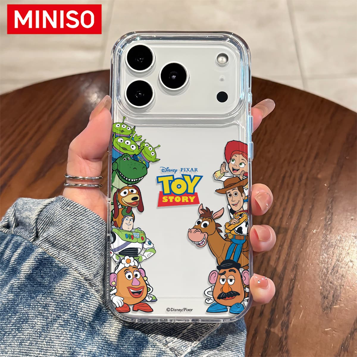 Etui Disney Toy Story – wzór z postaciami, do iPhone 6–17 Pro Max