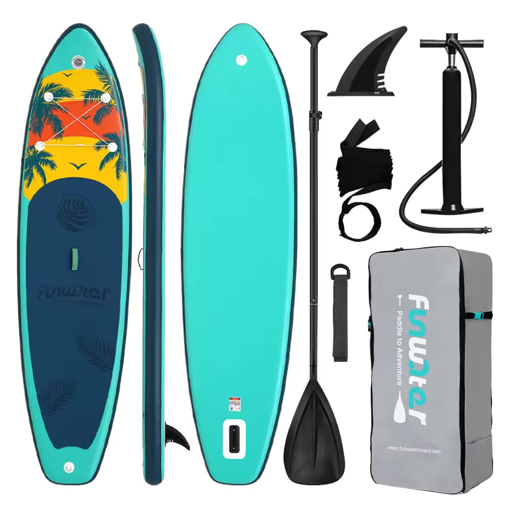 FunWater Nadmuchiwana deska do wiosłowania na stojąco Deska surfingowa SUP 320-385 cm